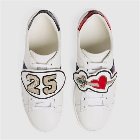 gucci sneakers removable patches|gucci sneakers original.